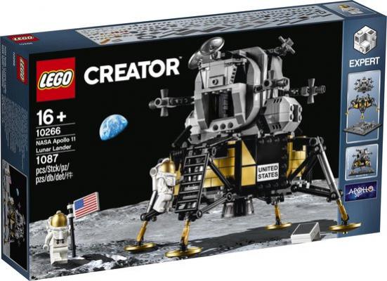 LEGO Bouwstenen 1000-2000 Creator Expert NASA Apollo 11 Maanlander (10266) — 1.077 stukjes, huren vanaf €5,25/week