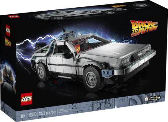 LEGO Bouwstenen 1000-2000 Expert Back to the Future tijdmachine - 10300B (10300B) — 1.547 stukjes, huren vanaf €10,50/week