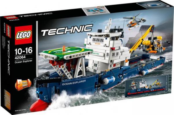 LEGO Bouwstenen 1000-2000 Technic Oceaanonderzoeker - 42064D (42064D) — 1.327 stukjes, huren vanaf €7,75/week