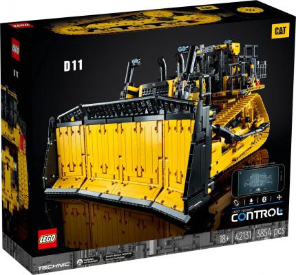 LEGO Bouwstenen 3000-4000 Technic Cat D11 Buldozer met app-besturing - 42131B (42131B) — 3.854 stukjes, huren vanaf €13,75/week