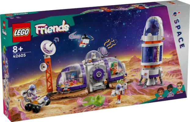 LEGO Friends Ruimtebasis op Mars en raket - 42605-NEW (42605) — 981 stukjes, huren vanaf €6,50/week