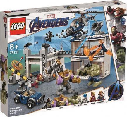LEGO Bouwstenen 1000-2000 Marvel Avengers: Endgame Strijd bij de Basis van de Avengers (76131) — 1.037 stukjes, huren vanaf €6,75/week