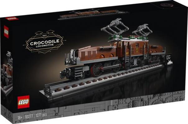 LEGO Bouwstenen 1000-2000 Creator Expert Krokodil Locomotief (10277) — 1.263 stukjes, huren vanaf €7,00/week