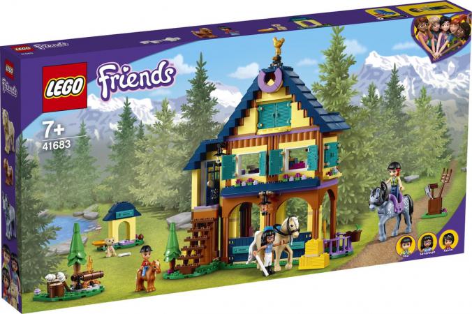 LEGO Friends Paardrijbasis in het Bos - 41683D (41683D) — 500 stukjes, huren vanaf €3,75/week