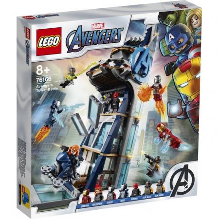 LEGO Bouwstenen 0000-1000 Marvel Avengers Torengevecht - 76166A (76166A) — 654 stukjes, huren vanaf €7,25/week