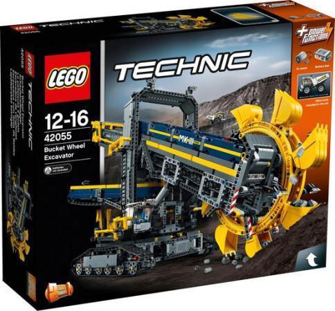 LEGO Bouwstenen 3000-4000 Technic Emmerwiel Graafmachine - 42055B (42055B) — 3.939 stukjes, huren vanaf €12,75/week