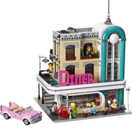 LEGO Creator Expert Diner in de Stad - 10260D (10260D) — 2.454 stukjes, huren vanaf €9,75/week