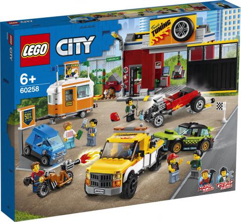 LEGO City Tuningworkshop - 60258C (60258C) — 897 stukjes, huren vanaf €5,75/week