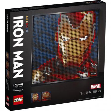 LEGO 16+ Art Marvel Studios Iron Man (31199) — 3.167 stukjes, huren vanaf €6,25/week