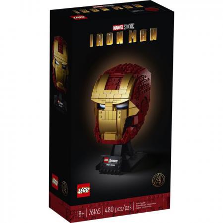 LEGO Bouwstenen 0000-1000 Marvel Avengers Iron Man Helm - 76165B (76165B) — 480 stukjes, huren vanaf €4,25/week
