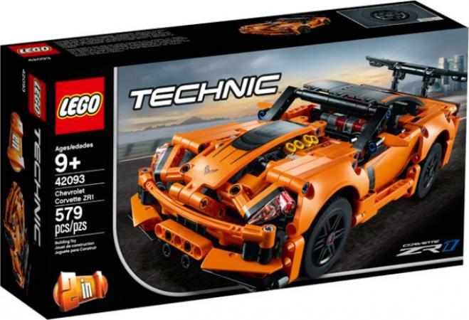 LEGO Bouwstenen 0000-1000 Technic Chevrolet Corvette ZR1 - 42093D (42093D) — 579 stukjes, huren vanaf €3,00/week