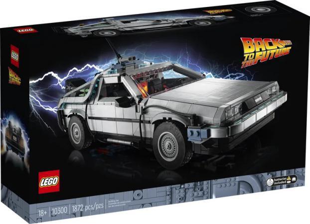 LEGO Bouwstenen 1000-2000 Expert Back to the Future tijdmachine - 10300B (10300B) — 1.547 stukjes, huren vanaf €10,50/week