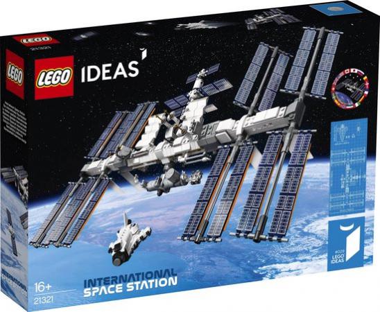 LEGO Bouwstenen 0000-1000 Ideas Internationaal Ruimtestation - 21321A (21321) — 864 stukjes, huren vanaf €4,50/week