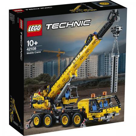 LEGO Bouwstenen 1000-2000 Technic Mobiele Kraan - 42108C (42108) — 1.292 stukjes, huren vanaf €6,00/week