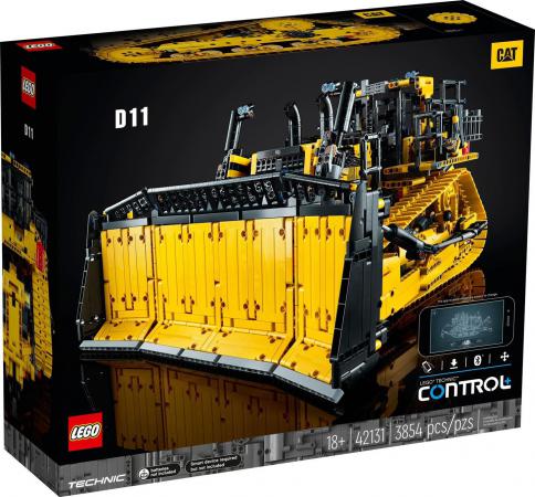 LEGO Technic Cat D11 Buldozer met app-besturing (42131) — 3.854 stukjes, huren vanaf €13,75/week