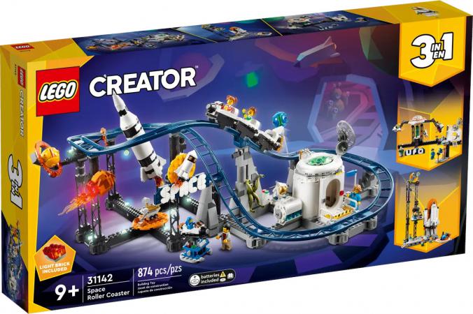 LEGO Creator 3-in-1 Creator 3in1 Ruimteachtbaan (31142) — 874 stukjes, huren vanaf €6,50/week