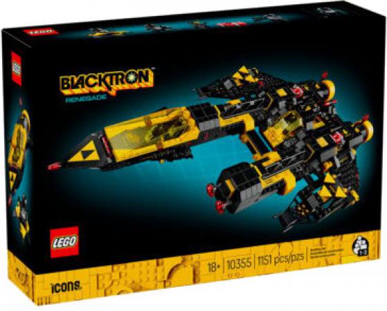 LEGO Icons Blacktron Renegade - 10355-NEW (10355) — 1.151 stukjes, huren vanaf €6,25/week