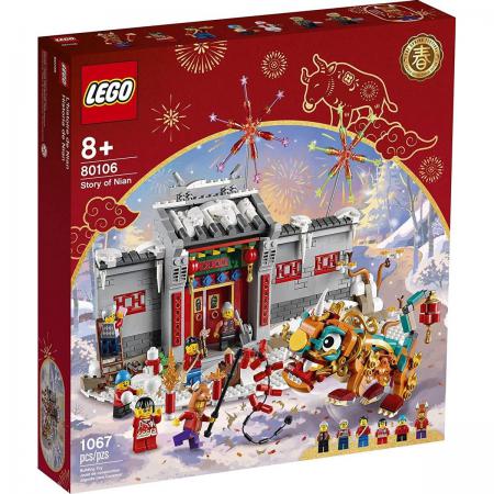 LEGO Bouwstenen 1000-2000 Story of Nian - 80106A (80106A) — 1.032 stukjes, huren vanaf €6,75/week