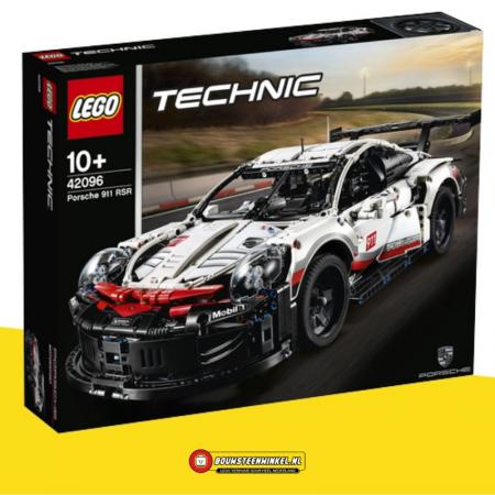 LEGO Bouwstenen 1000-2000 Technic Porsche 911 RSR - 42096L (42096L) — 1.580 stukjes, huren vanaf €8,25/week