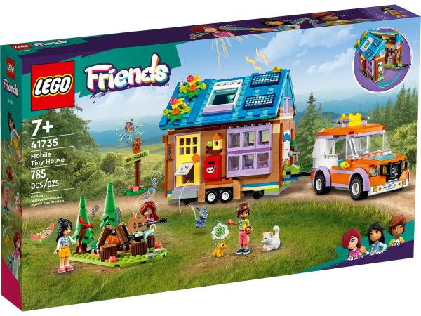 LEGO Friends Tiny House Speelset met Speelgoedauto (41735) — 773 stukjes, huren vanaf €4,75/week