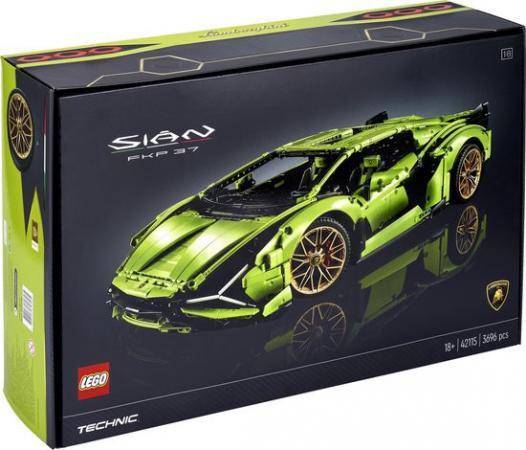 LEGO Bouwstenen 3000-4000 Technic Lamborghini Sian FKP 37 (42115) — 3.696 stukjes, huren vanaf €11,75/week