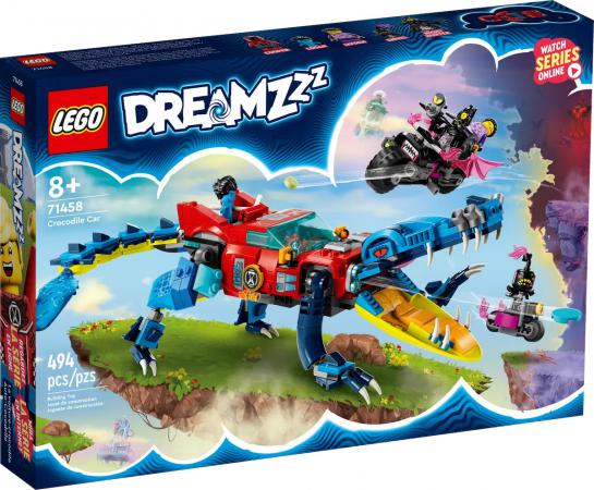 LEGO Bouwstenen 0000-1000 Dreamz Krokodilauto (71458) — 494 stukjes, huren vanaf €4,25/week