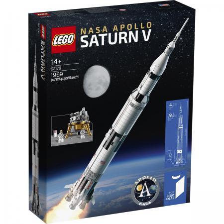 LEGO Ideas NASA Apollo Saturn V (92176) — 1.969 stukjes, huren vanaf €9,75/week