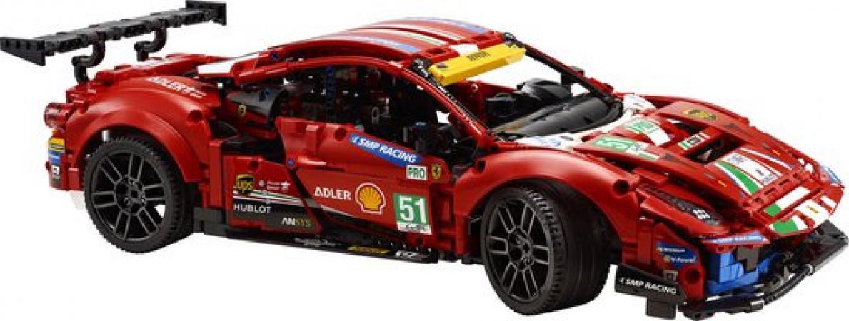 LEGO Technic Ferrari 488 GTE AF Corse #51 (42125) — 1.677 stukjes, huren vanaf €10,25/week