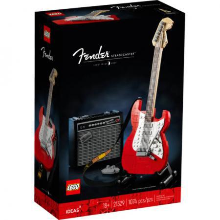 LEGO Bouwstenen 1000-2000 Ideas Fender Stratocaster - 21329A (21329A) — 1.073 stukjes, huren vanaf €6,50/week