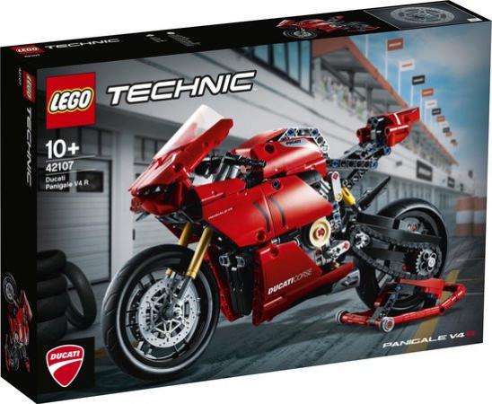LEGO Bouwstenen 0000-1000 Technic Ducati Panigale V4 R (42107) — 646 stukjes, huren vanaf €3,75/week