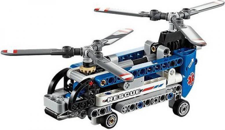 LEGO Bouwstenen 0000-1000 Technic Helikopter met Dubbele Rotor (42020) — 578 stukjes, huren vanaf €1,25/week