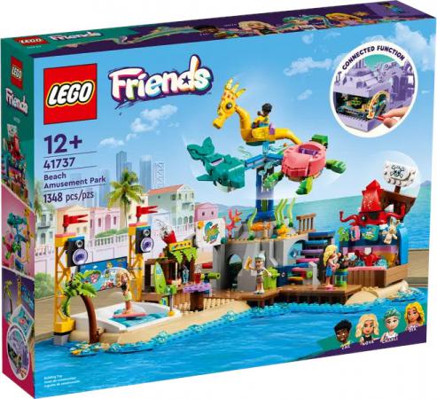 LEGO Friends Strandpretpark (41737) — 1.348 stukjes, huren vanaf €6,75/week