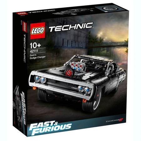 LEGO Bouwstenen 1000-2000 Technic Doms Dodge Charger - 42111E (42111E) — 1.077 stukjes, huren vanaf €5,50/week